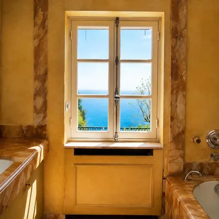 Villa La Meridienne-piscine-vue Mer-9 Pers Roquebrune-Cap-Martin